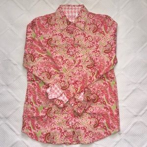 Dizzy Lizzie Signature Button-Down Top